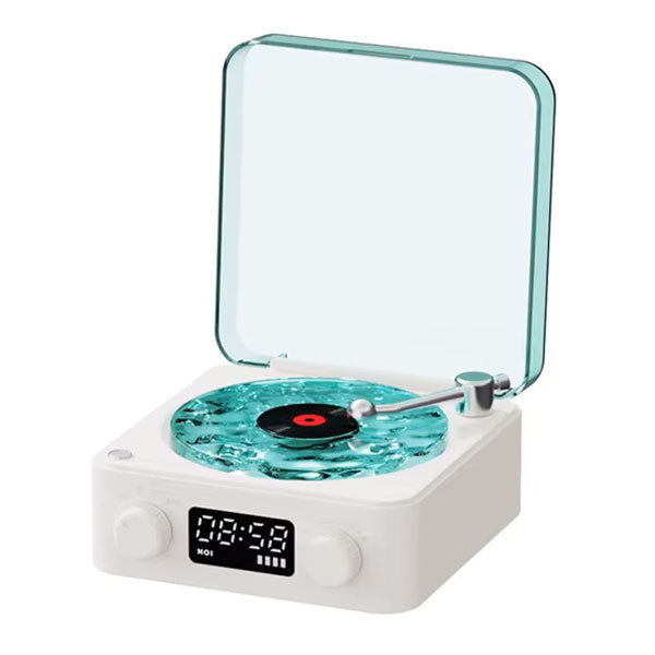 AuraWaves™ - Altavoz Retro Mini Bluetooth Portátil RGB