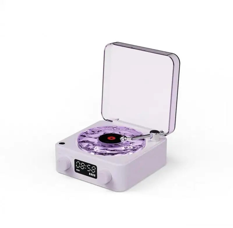 AuraWaves™ - Altavoz Retro Mini Bluetooth Portátil RGB